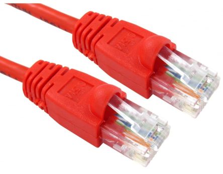 RS PRO, 10m Cat5e, Red RJ45 to Male RJ45 Male, UTP Unshielded, Terminated PVC Sheath [0]; 286-3018