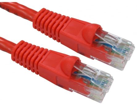 RS PRO, Cat6 Cat6, Red RJ45 to Male RJ45 Male, UTP Unshielded, Terminated PVC Sheath [0]; 286-3131