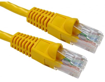 RS PRO, Cat6 Cat6, Yellow RJ45 to Male RJ45 Male, UTP Unshielded, Terminated PVC Sheath [0]; 286-3144