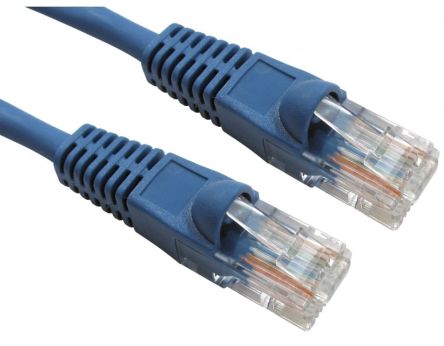 RS PRO, 0.5m Cat6, Blue RJ45 to Male RJ45 Male, UTP Unshielded, Terminated LSZH Sheath [0]; 286-3152