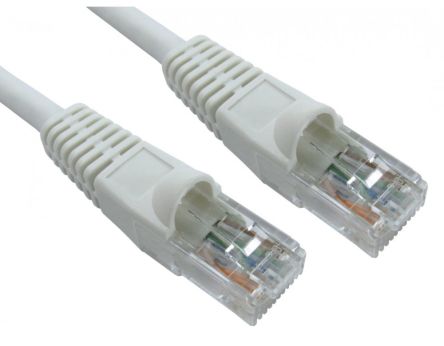 RS PRO, 3m Cat6, White RJ45 to Male RJ45 Male, UTP Unshielded, Terminated LSZH Sheath [0]; 286-3184