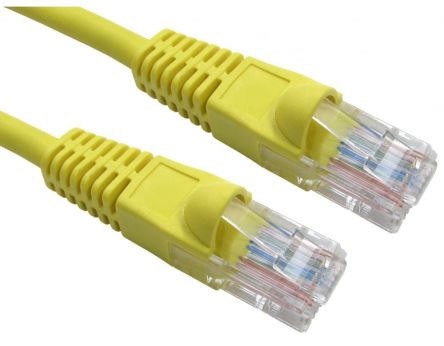 RS PRO, 20m Cat6, Yellow RJ45 to Male RJ45 Male, UTP Unshielded, Terminated LSZH Sheath [0]; 286-3213