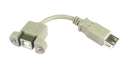 RS PRO USB 2.0, Female USB A to Female USB A, 12cm [0]; 286-3272