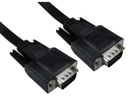 RS PRO Male SVGA to Male SVGA SVGA Cable, 2m Black [0]; 286-3282