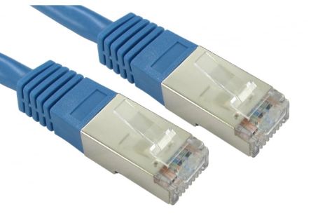 RS PRO, 3m Cat5e, Blue RJ45 to Male RJ45 Male, FTP Shielded, Terminated PVC Sheath [0]; 286-3341