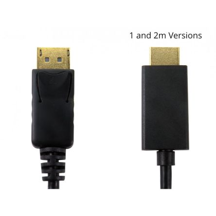 RS PRO Male DisplayPort to Male HDMI, PVC  Cable, 4K, 5m [0]; 286-3366