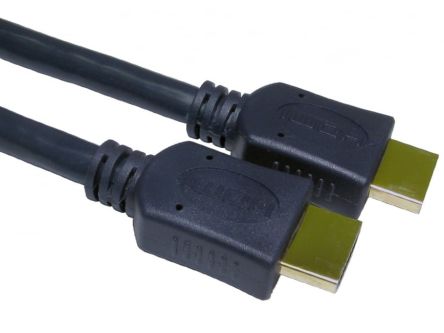 RS PRO HDMI 2.0, 5m Male HDMI to Male HDMI High Speed 4Kpixels [0]; 286-3375