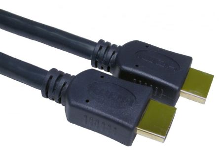 RS PRO HDMI 2.0, 10m Male HDMI to Male HDMI High Speed 4Kpixels [0]; 286-3376