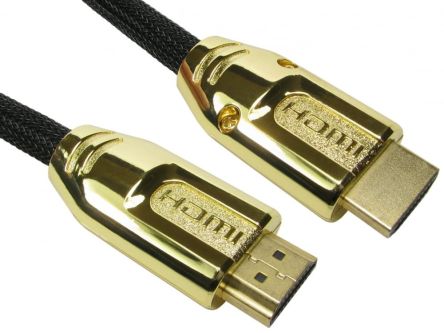 RS PRO HDMI 2.0, 3m Male HDMI to Male HDMI High Speed 4Kpixels [0]; 286-3382