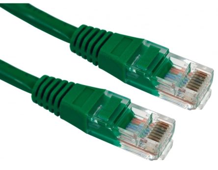 RS PRO, 0.5m Cat5e, Green RJ45 to Male RJ45 Male, UTP Unshielded, Terminated PVC Sheath [0]; 286-3399