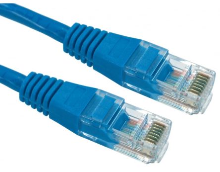 RS PRO, 15m Cat5e, Blue RJ45 to Male RJ45 Male, UTP Unshielded, Terminated PVC Sheath [0]; 286-3489