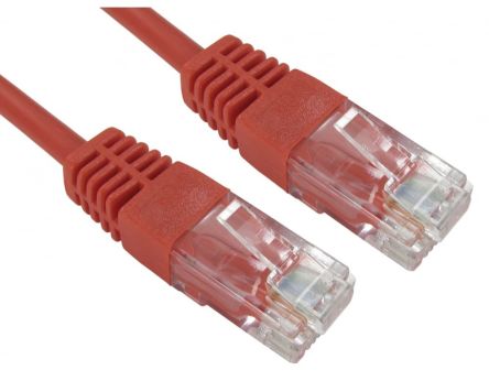 RS PRO, 7m Cat5e, Red RJ45 to Male RJ45 Male, UTP Unshielded, Terminated PVC Sheath [0]; 286-3647