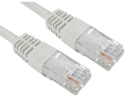 RS PRO, 7m Cat5e, White RJ45 to Male RJ45 Male, UTP Unshielded, Terminated PVC Sheath [0]; 286-3649