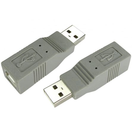 RS PRO USB USB A Male to USB B Female Interface Adapter [0]; 286-3701