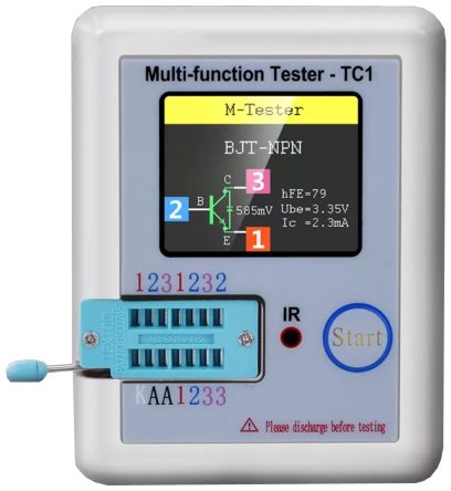 Seeit LCR-TC1 Handheld LCR Meter 100mF, 50, 20H [LCR-TC1]; 286-4027