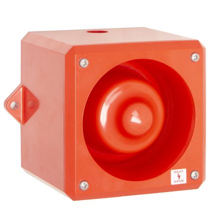 RS PRO Surface Mount Multi Tone Alarm Sounder, 230 V ac, 112dB at 1 m, IP66, AC/DC, 32-Tone [0]; 286-4195
