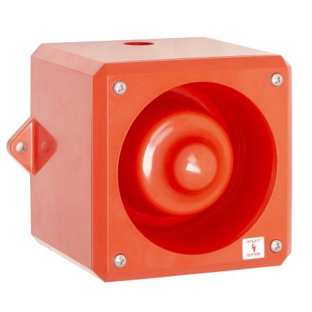 RS PRO Surface Mount Multi Tone Alarm Sounder, 24 V dc, 112dB at 1 m, IP66, AC/DC, 32-Tone [0]; 286-4196