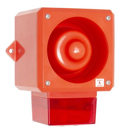 RS PRO Surface Mount Multi Tone Alarm Sounder, 24 V dc, 112dB at 1 m, IP66, AC/DC, 32-Tone [0]; 286-4198