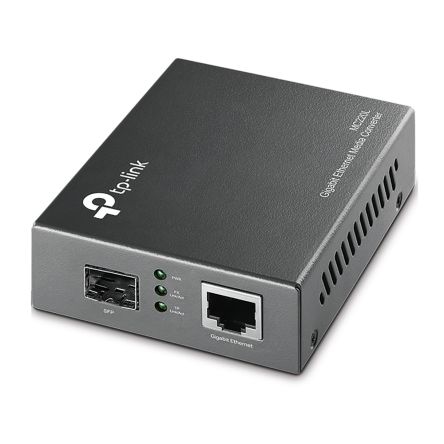 TP-Link RJ45 Ethernet Media Converter, 10/100Mbit/s, Half/Full Duplex [MC220L]; 286-4640