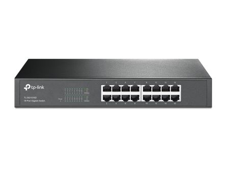 TP-Link TL-SG1016, Unmanaged 16 Port Network Switch RJ-45 [TL-SG1016D]; 286-4645