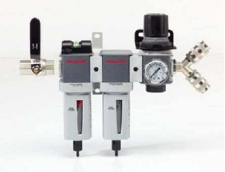Honeywell Safety FRL Assembly, Manual Drain Integrated Pressure Gauge [1763903]; 286-4818