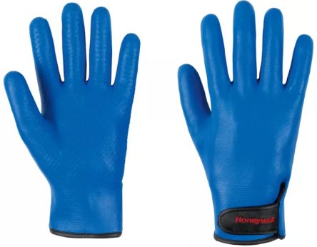 Honeywell Safety DEEPBLUE Blue Polyamide General Purpose Work Gloves, Size 7, Nitrile Foam Coating [2299500-07]; 286-4820