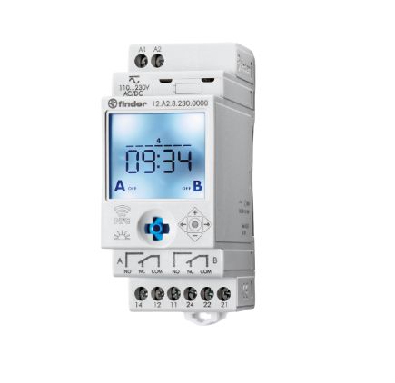 Finder Digital Time Switch 24 V ac/dc [12A200240000]; 286-4992