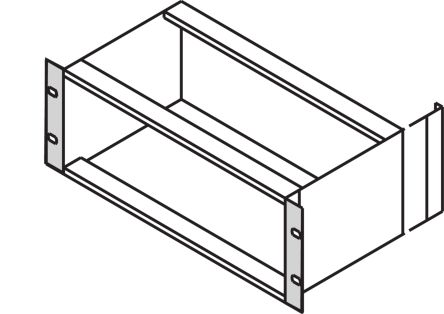 nVent SCHROFF EuropacPRO Series Bracket for Use with Textile EMC Gasket, M4 Thread, 1 Piece(s) [24564497]; 286-5394