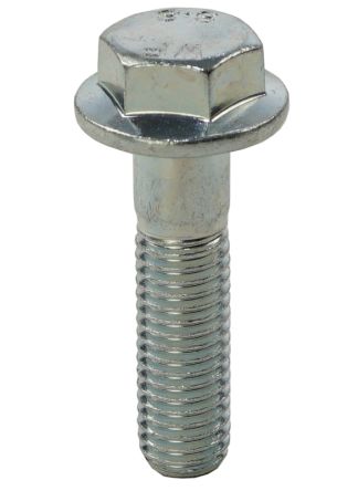 RS PRO Bright Zinc Plated Steel, Serrated Flange Bolt, M6 x 12mm [0]; 286-6950