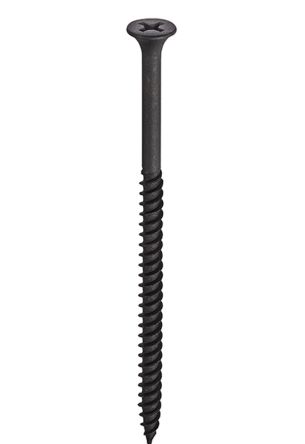 RS PRO Phillips Bugle Steel Drywall Screw, Black, 3.5mm Thread, 38mm Length [0]; 286-7012