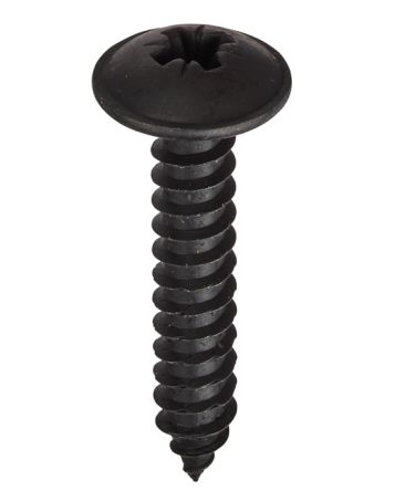 RS PRO Bright Zinc Plated Steel Flanged Head Self Tapping Screw, N°10 x 19mm Long [0]; 286-7176