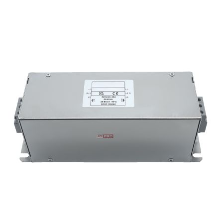 RS PRO 65A 300/520 V ac 50 → 60Hz, Chassis Mount Power Line Filter, Terminal Block 3 Phase [0]; 286-7312