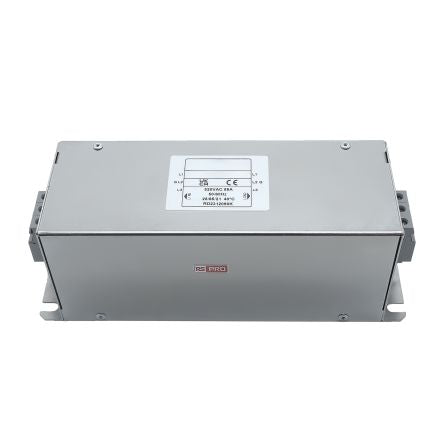 RS PRO 80A 300/520 V ac 50 → 60Hz, Chassis Mount Power Line Filter, Terminal Block 3 Phase [0]; 286-7314