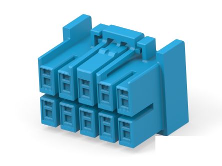 TE Connectivity Power Connector, 10 Way, Female, 1-2420266, Cable Mount, 300 V ac [1-2420266-0]; 286-8599
