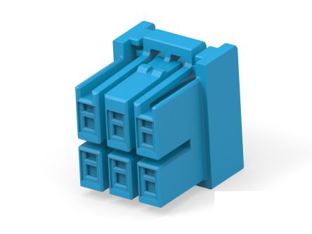 TE Connectivity Power Connector, 6 Way, Female, 2420266, Cable Mount, 300 V ac [2420266-6]; 286-8784