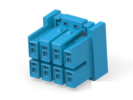 TE Connectivity Power Connector, 8 Way, Female, 2420266, Cable Mount, 300 V ac [2420266-8]; 286-8787