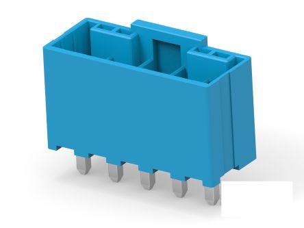 TE Connectivity Power Connector, 5 Way, Male, 2423324, PCB Mount, 300 V ac [2423324-5]; 286-8800