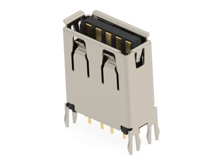 TE Connectivity Straight, Board Mount, Receptacle Type USB 3.2 A USB 3.2 USB Connector [2439034-3]; 286-8819