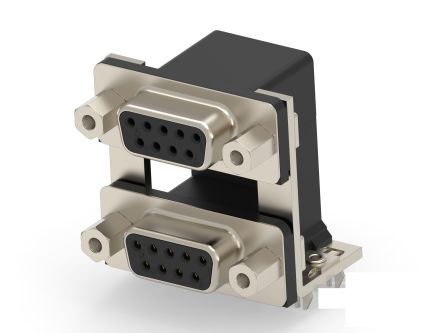 TE Connectivity 2454917 9 Way Vertical Board Mount D-sub Connector Socket, 19.05mm Pitch [2454917-2]; 286-8827