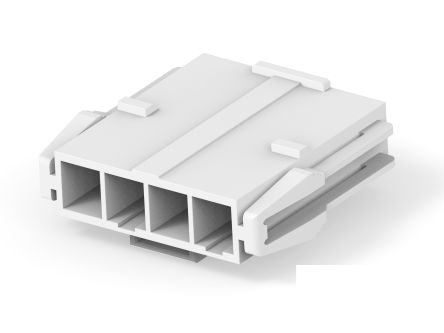 TE Connectivity Power Connector, 4 Way, Female, 3-2408818, PCB Mount, 600 V ac [3-2408818-4]; 286-8850