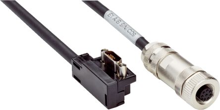 SICK Male Micro D-Sub to Female M12 Cable, 5m, 20944 Series [2094427]; 286-9904