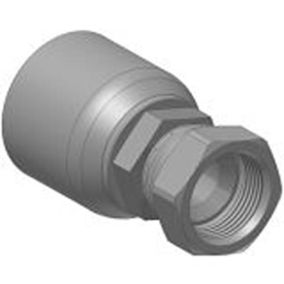 Parker Crimped Hose Fitting 1 in Hose to 1 5/16-12 in Female, 10670-16-16-SM [10670-16-16-SM]; 287-0277