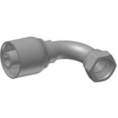 Parker Crimped Hose Fitting 3/4 in Hose to 1 1/16-12 in Female, 13970-12-12-SM [13970-12-12-SM]; 287-0310