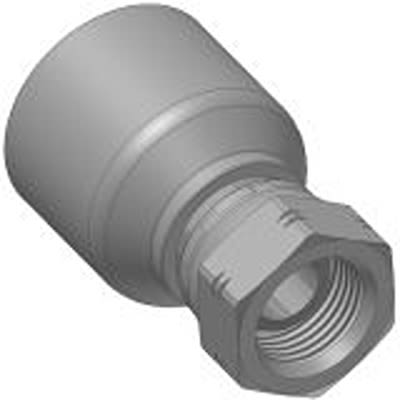 Parker Crimped Hose Fitting 1 in Hose to BSP 1 x 11 in Female, 19270-16-16 [19270-16-16]; 287-0321