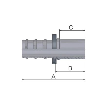 Parker 1/4 in, 31D82-8-4B [31D82-8-4B]; 287-0358