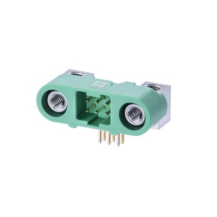 HARWIN G125 Series Horizontal PCB Mount PCB Socket, 6-Contact, 2-Row, 1.25mm Pitch, Solder Termination [G125-MH10605M4P]; 287-0988