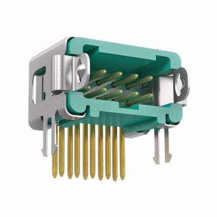 HARWIN G125 Series Horizontal PCB Mount PCB Socket, 10-Contact, 2-Row, 1.25mm Pitch, Solder Termination [G125-MH11005L1P]; 287-0990