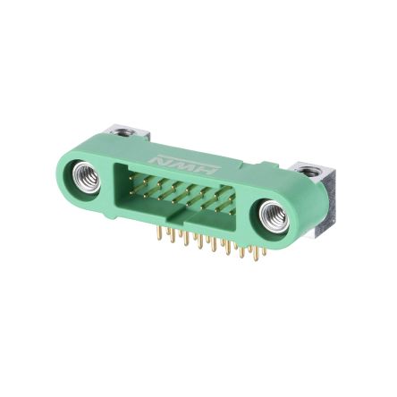 HARWIN G125 Series Horizontal PCB Mount PCB Socket, 16-Contact, 2-Row, 1.25mm Pitch, Solder Termination [G125-MH11605M4P]; 287-0993