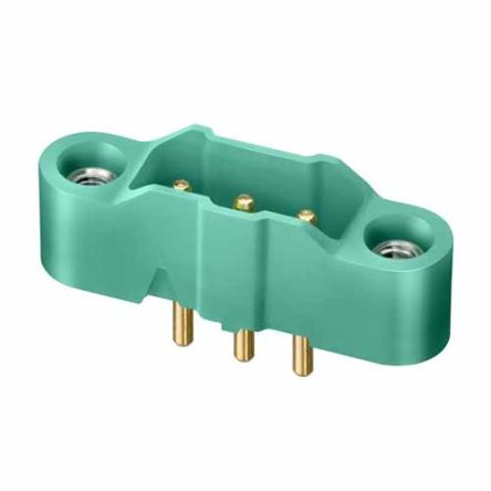 HARWIN M300 Series Vertical PCB Mount PCB Socket, 3-Contact, 1-Row, 3mm Pitch, Solder Termination [M300-MV10345M1]; 287-1010
