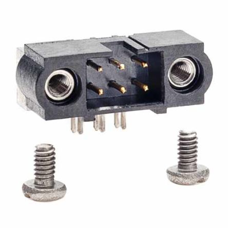 HARWIN M80 Series Horizontal PCB Mount PCB Socket, 6-Contact, 2-Row, 2mm Pitch, Crimp Termination [M80-5400622]; 287-1077